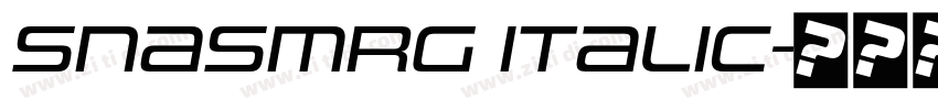 SnasmRg Italic字体转换 SnasmRg Italic字体转换